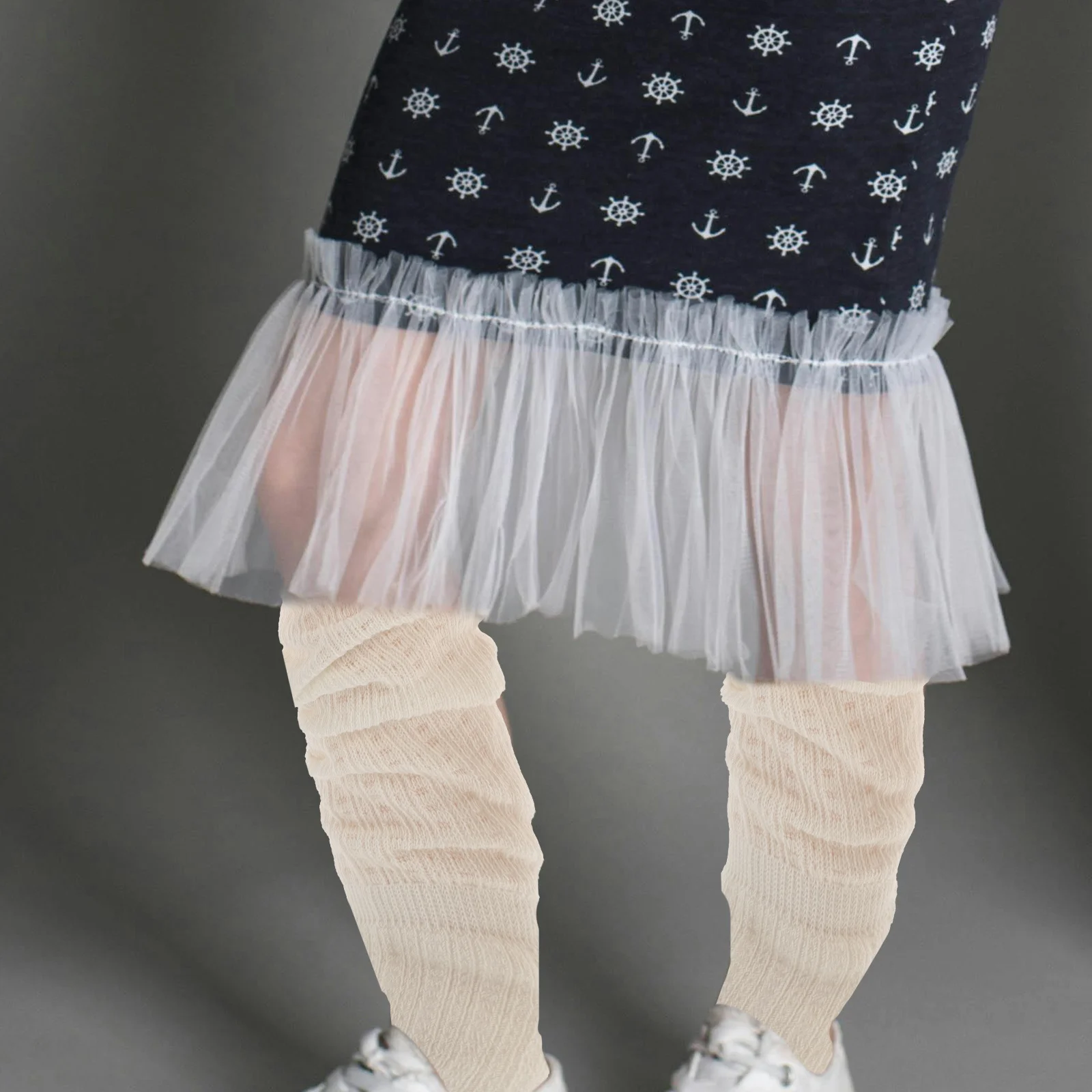 12 Uds. 1 par de calcetines largos antimosquitos para niños pequeños calcetines de algodón transpirables para niños cómodos calcetines elásticos sin costuras para bebés para niñas y niños