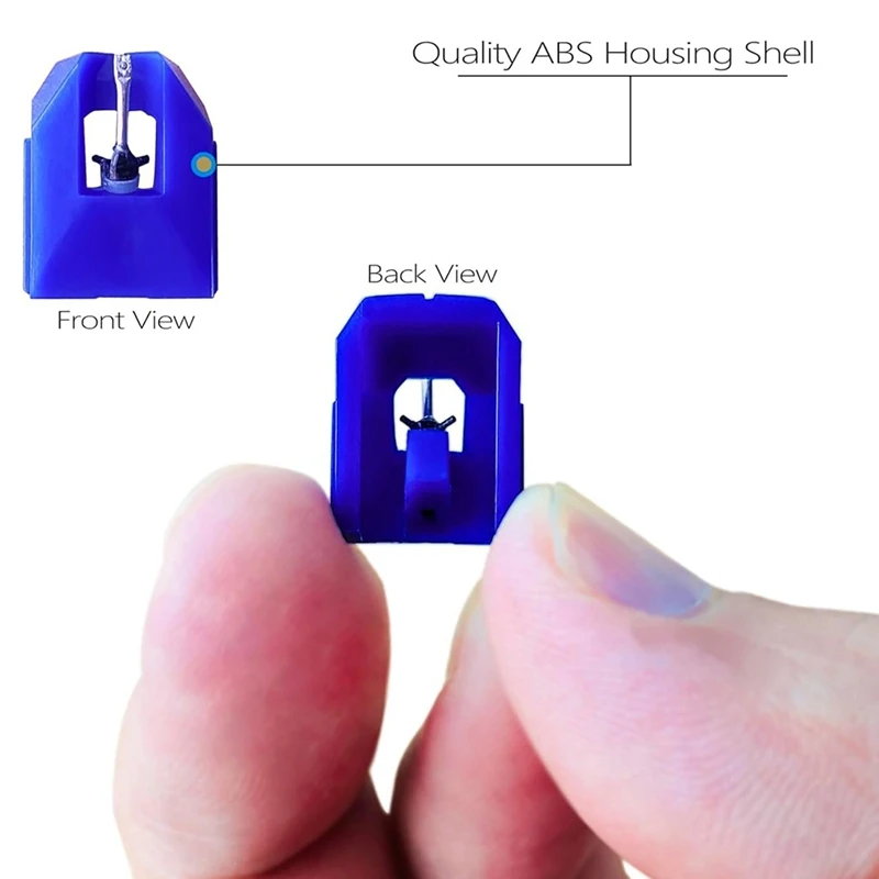 FULL-AT-VMN95E Diamond Turntable Agulha Stylus substituição, compatível para Audio-Technica AT-LP120X, toca discos de vinil