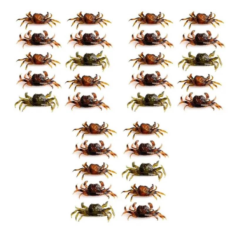 abkv-30-pcs-crab-bait-3d-simulation-crab-soft-bait-with-pointed-hook-sea-fish-bait-buckle-sea-fish-fishing-tackle-tools