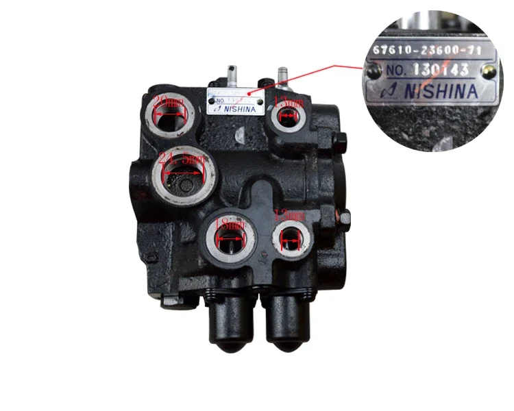 

Echte Vorkheftruckonderdelen Hydraulische Regelklep 67610-23600-71 Voor 6/7fd30