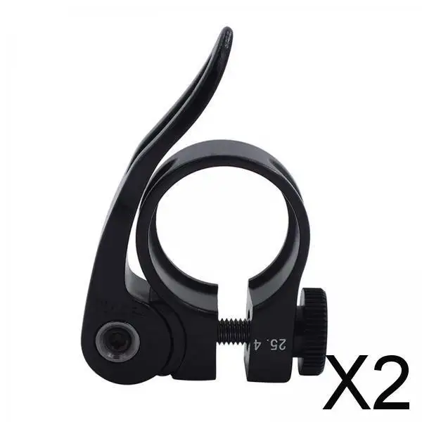 2X Alloy Seatpost Collar 25.4mm Cycling Bike Accessories Cycling Bracket Durable