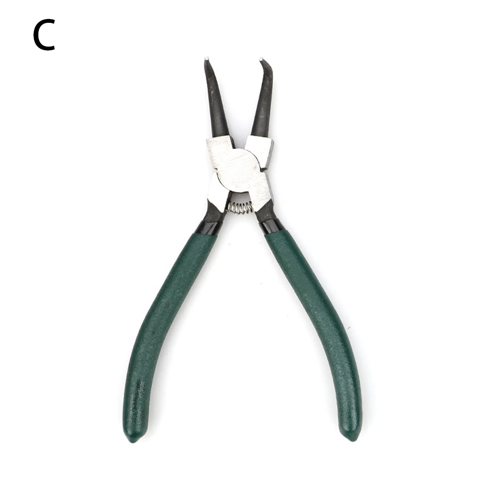 For Professional Use Circlip Pliers Circlip Tool Color Green High-carbon Steel Soft Grips Effective Rust Prevention