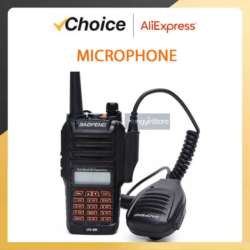 BAOFENG Ham Radio Tattico UV-S22 Pro Microfono altoparlante R760 Palmare Remoto Doppio PTT Microfono a spalla UV-9R GT-3WP UV68 Pro Max V2