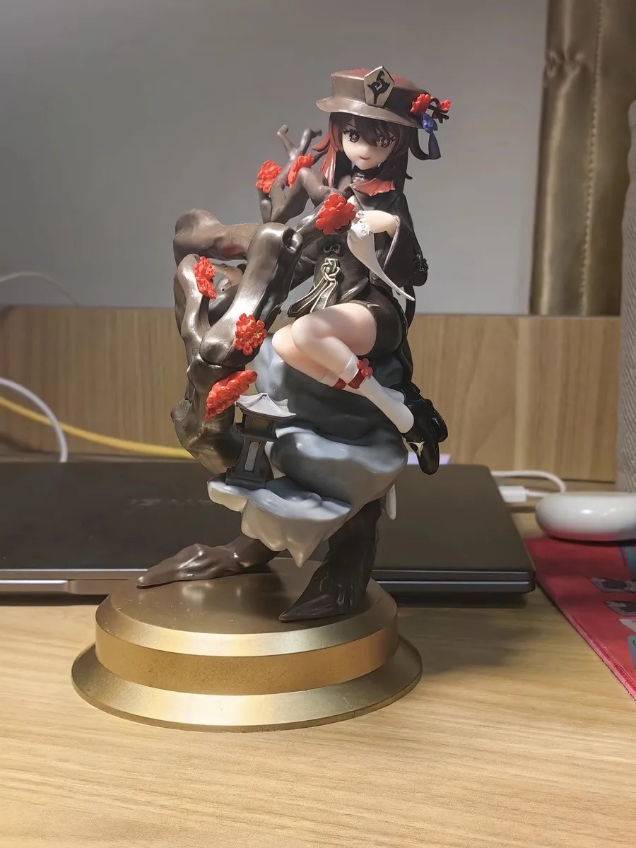 Genshin-figura de Anime de impacto Hu Tao, colección de adornos, figuras de acción artesanales, modelo de muñeca de PVC, juguetes de regalo