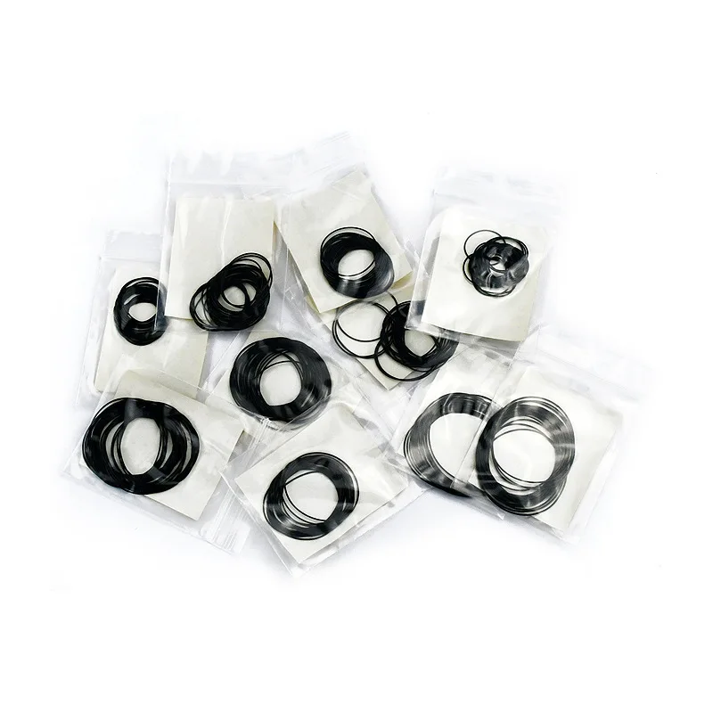 Rubber Watch Back Cover Gasket Kit 200pcs/set Watch Back Case O Ring Waterproof Gasket for Watchmaker Repair Tools Watches Part