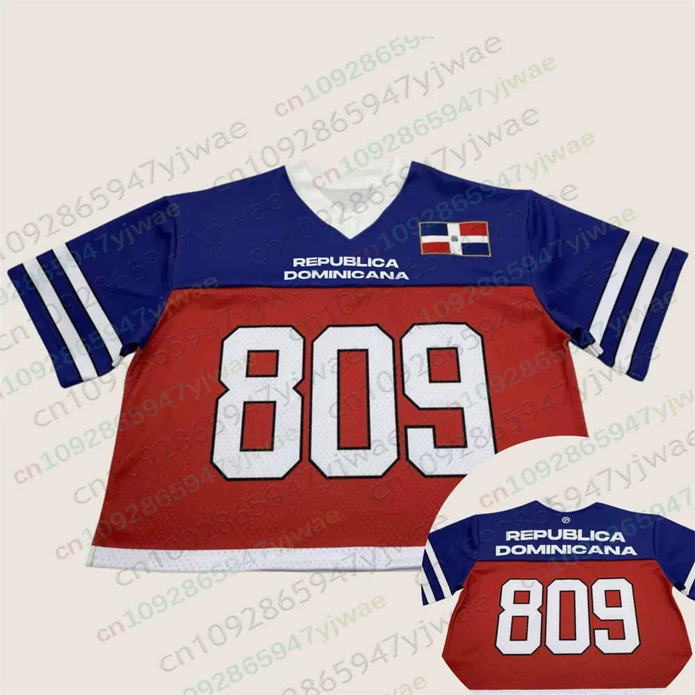 Guyana Belize Barbados Dominikanische Republik Übergroßes Jersey-Mode-Trikot Atmungsaktives Nationalfußball-Shirt Sommer Herren Damen T-Shirt – Detail 6