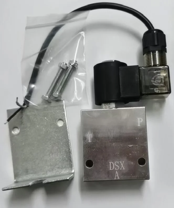 Elettrovalvola Solenoid Operated Control 2 Positions 3 Way 4 Way Hydraulic Oil Fluid Quick-connector pilot Valve for Grabber Idraulica — dettaglio 2