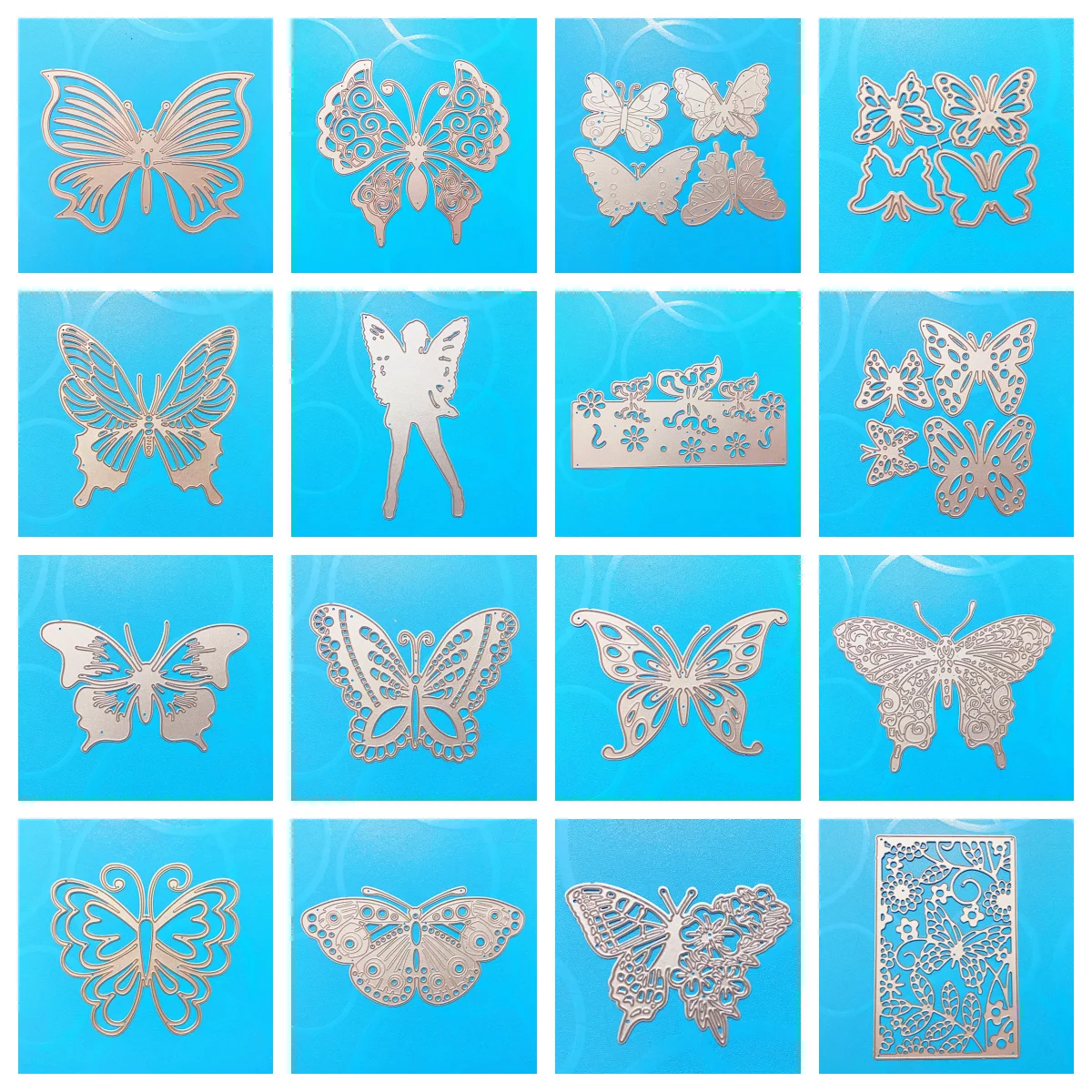 YINISE SCRAPBOOK Metal Cutting Dies For Scrapbooking Stencils BUTTERFLIES DIY PAPER Album Cards CRAFT Making Embossing Die CUT