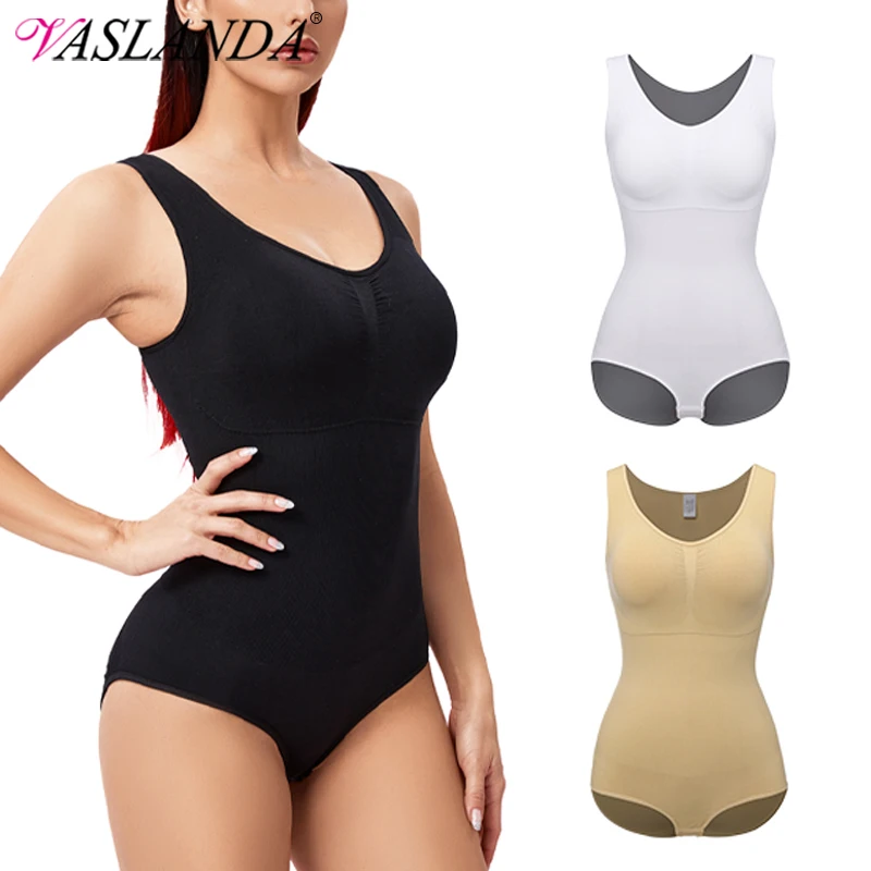 Women\'s Shapewear Bodysuits Waist Trainer Vest Slim Full Body Shaper Built-In Bra Camisole Tops Tummy Control Slimming Underwear