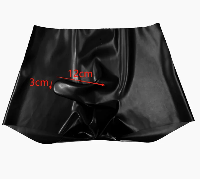 Latex Leather Underpants Men Lingerie Panties Plus Size Underwear Sexy Boxer Shorts