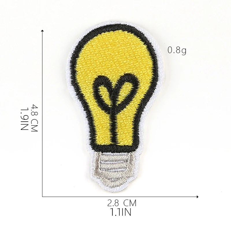 Appliques brodées repasser sur des patchs réparation