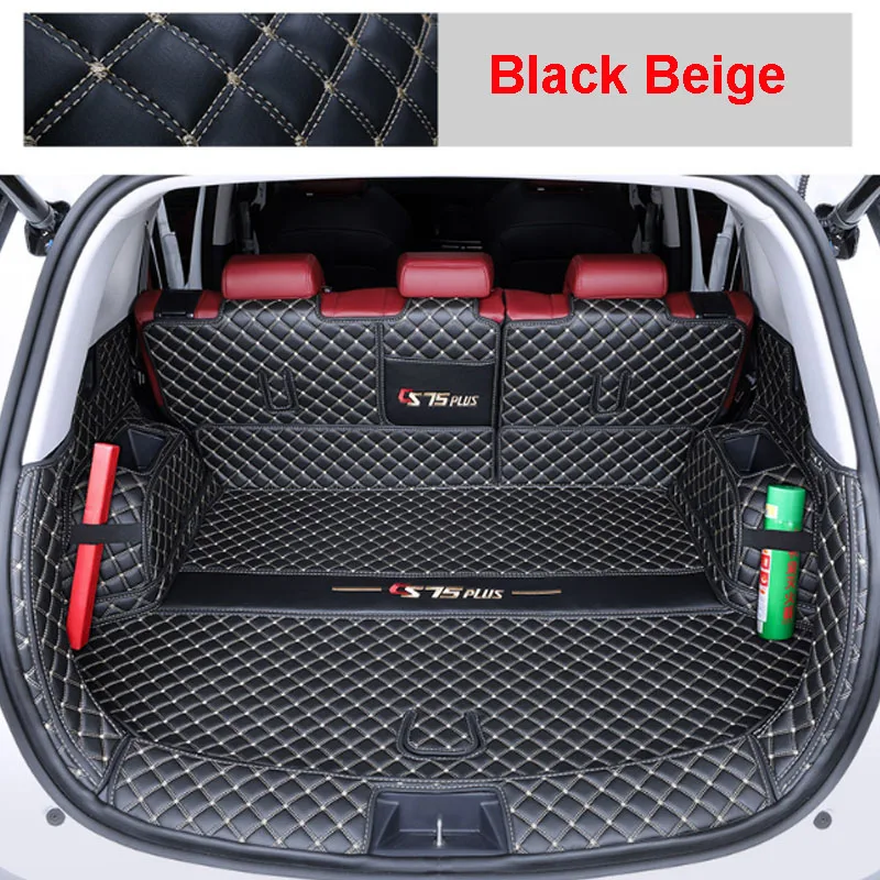 

For Changan CS75 PLUS 2020-2023 Accessories Car Trunk Mats Cargo Liner Leather Rear Tailbox Anti-dirty Protector Cover Pads