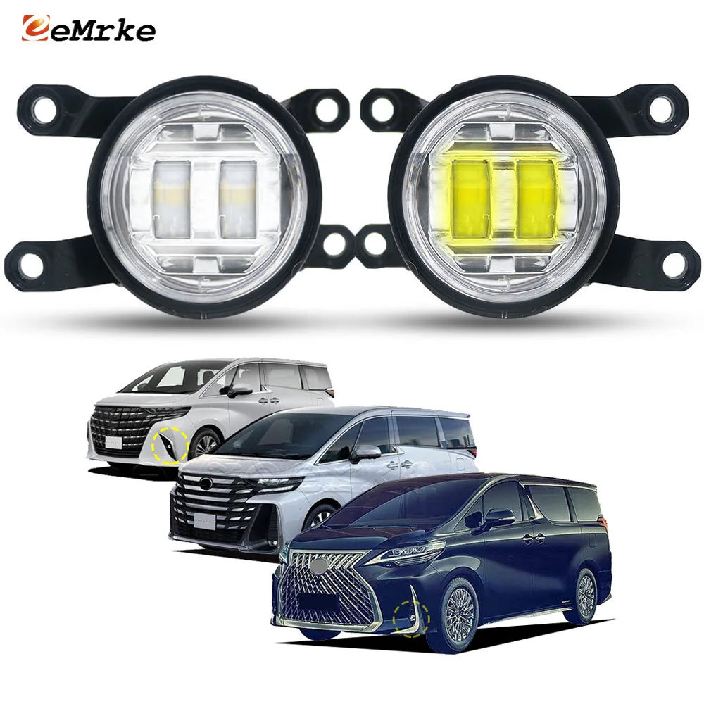 

Обновление линз светодиодных противотуманных фар мощностью 30 Вт и DRL для Lexus LM300h LM350 H30 2019 2020 2021 2022 Alphard Vellfire H40 2024 2025 Plug and Play