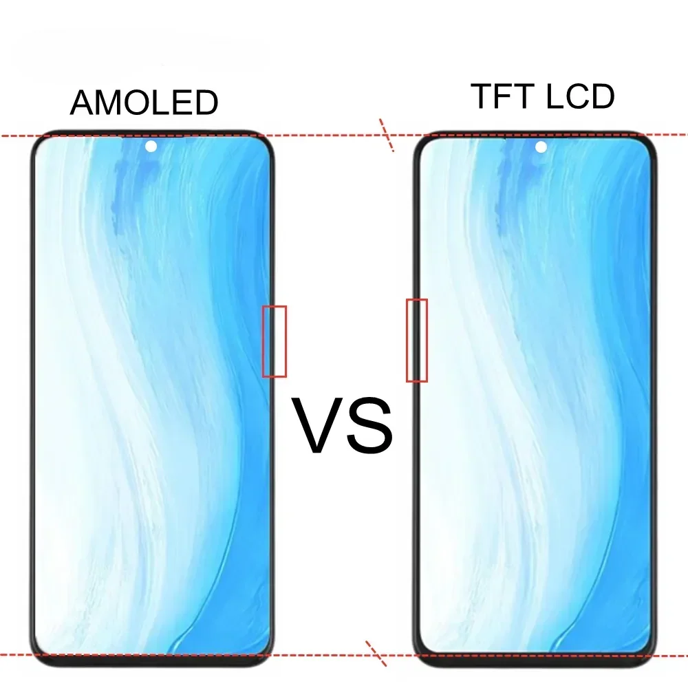 6.67 "TFT LCD Per Xiaomi Redmi Nota 10 Pro (India) Display LCD Touch Screen Digitizer Sostituzione Per Realme M2101K6P