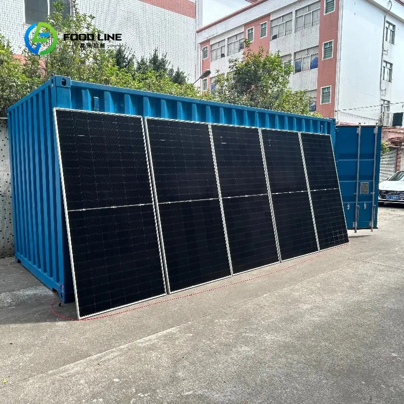 Customized 20ft Mobile Solar Cold Storage Container for Meat  and Fruits Easy Operation