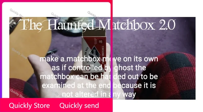 

Haunted Matchbox 2.0 by Alfonso Solis Magic tricks (Instant Download) Quickly send