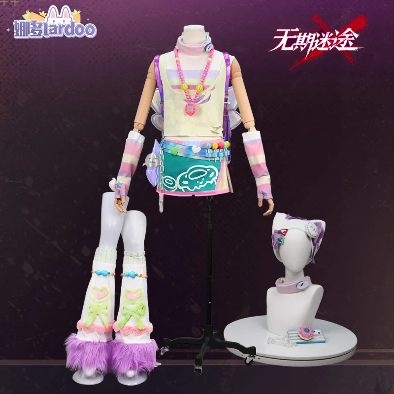 

Path To Nowhere Poffy Cosplay Costume Uniform Outfit Headwear Backpack Hat Halloween Party for Women Role Play Props