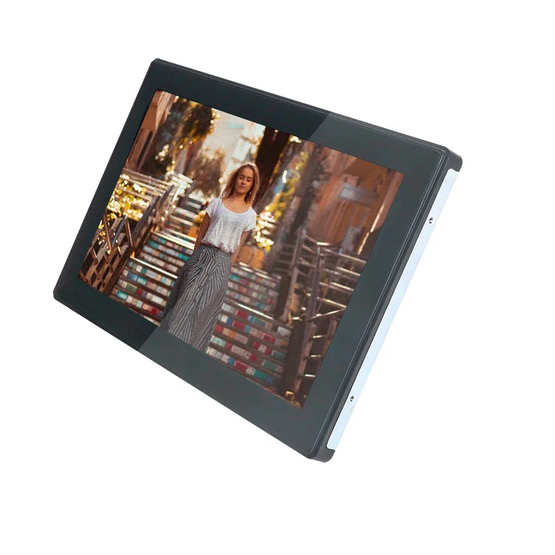 10.1 inch Quad-core LCD Display Embedded Touch monnitor Metallic Case Android 10 Touchscreen Industrial Touch Panel