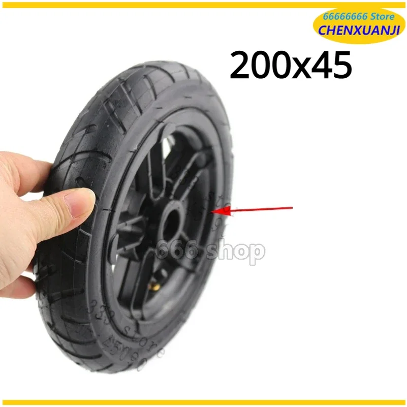 200x45  Inflated Wheel Tyre Innertube and Hub for E-twow S2 Scooter M6 M8 M10 Pneumatic Wheel 8\