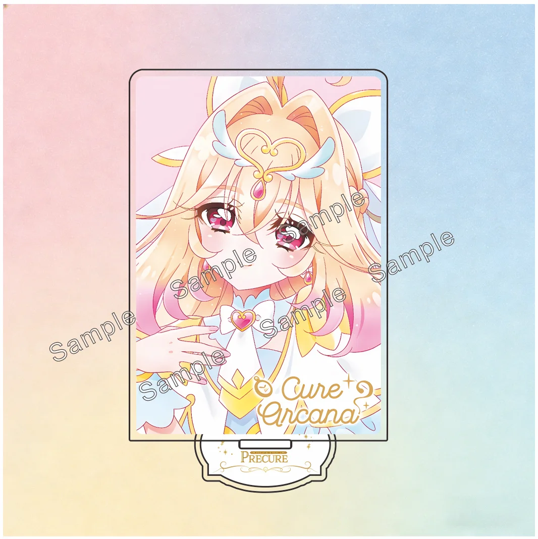 Anime Precure! Star Detective Arcana Acrylic Stand Key Chain Cartoon Table Ornament for Fans