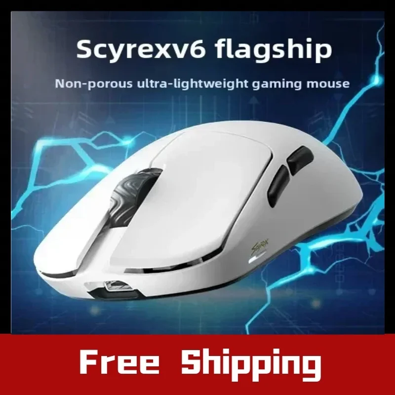 

Scyrox V6 Wireless Mouse Lightweight 30000 Dpi Gaming Mouse PAW3950 Ergonomic Mice Office PC Gamer Accessories laptop Gift