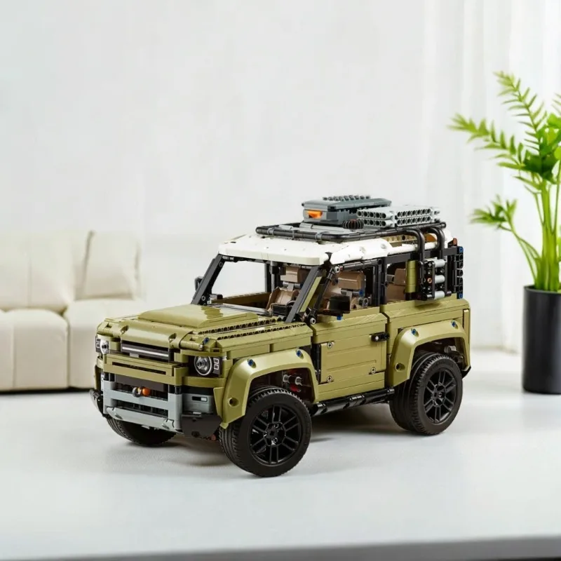 2573PCS technology land off-road guard sports car building block model MOC vehicle toy building block boy adult gift decoration