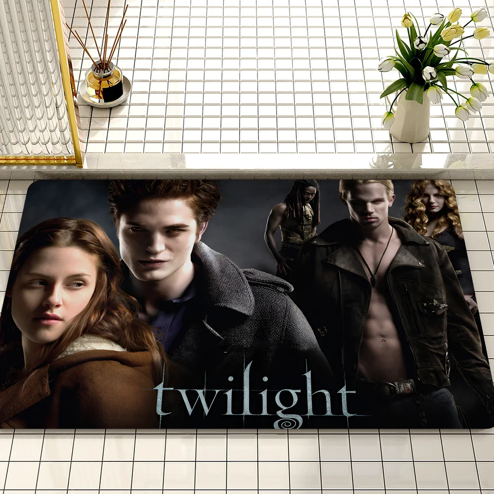 TV Twilight Isabella Edward Cullen Floor Mat Retro Multiple Choice Living Room Kitchen Rug Non-Slip Modern Home Decor