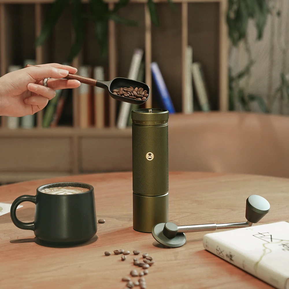 

TIMEMORE Chestnut S3 30g Capacity Manual Coffee Grinder Foldable Handle Black Aluminum Alloy Espresso Grinder Mill