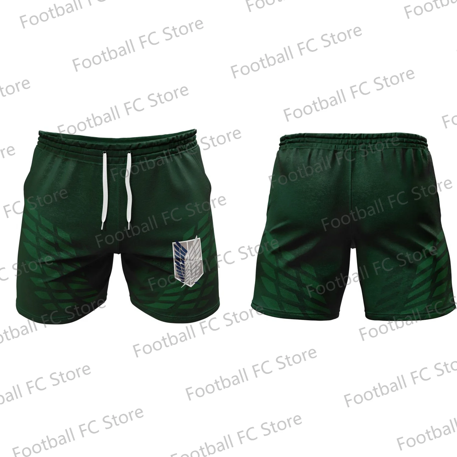 Survey Corps Attack on Titan Gym Shorts Casual Layer Quick Drying Beach Pants  Surfing Loose Summer Vacation