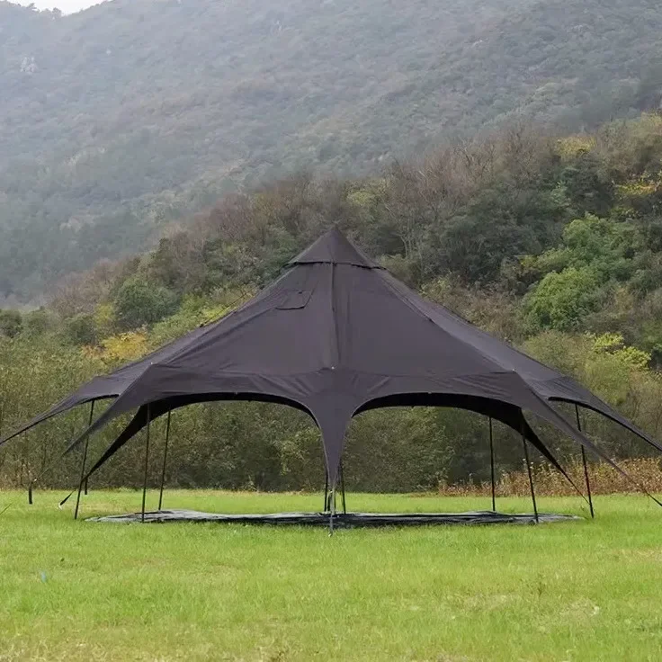 Black Circus Tent Cotton Waterproof Fabric Marquee Tent For Sale