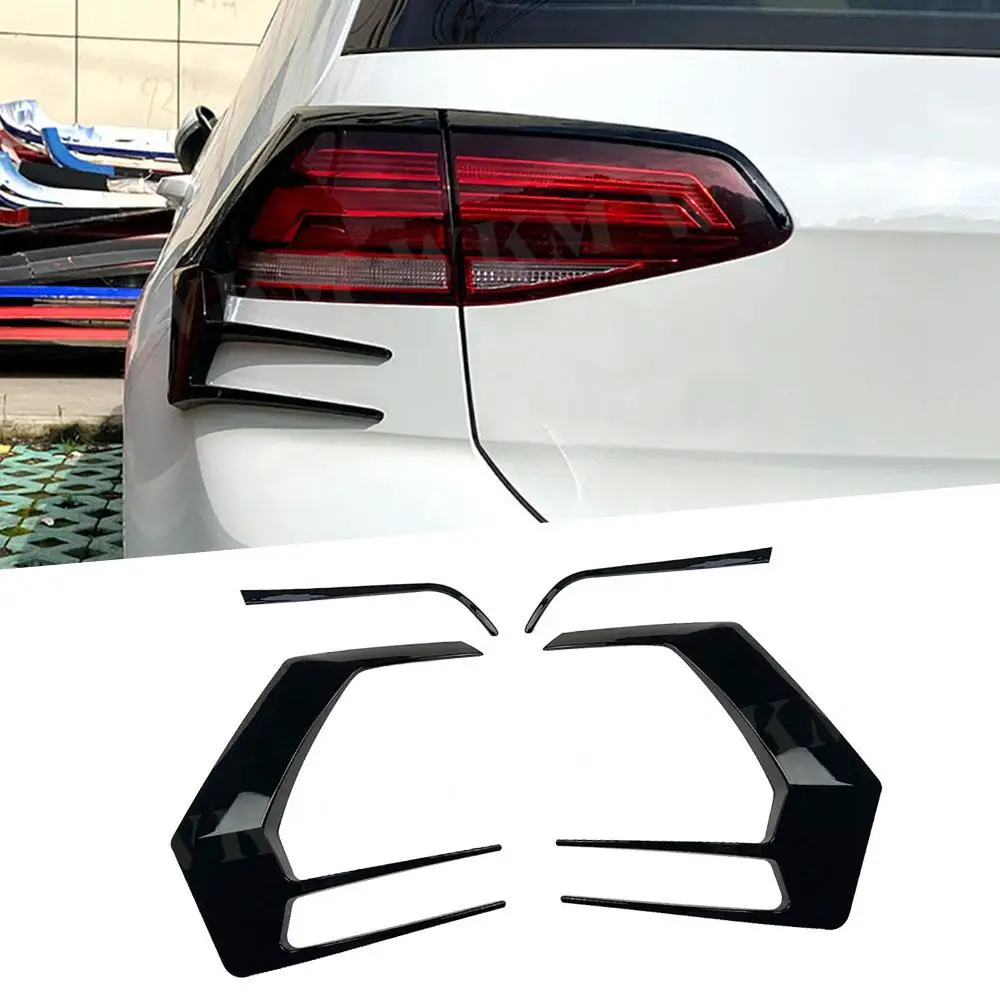

For Volkswagen Golf 7.5 MK7.5 2016-2019 Tail Lamp Wind Knife Sticker Rear Taillight Trim Cover Body Kit Splitter Cover Trim