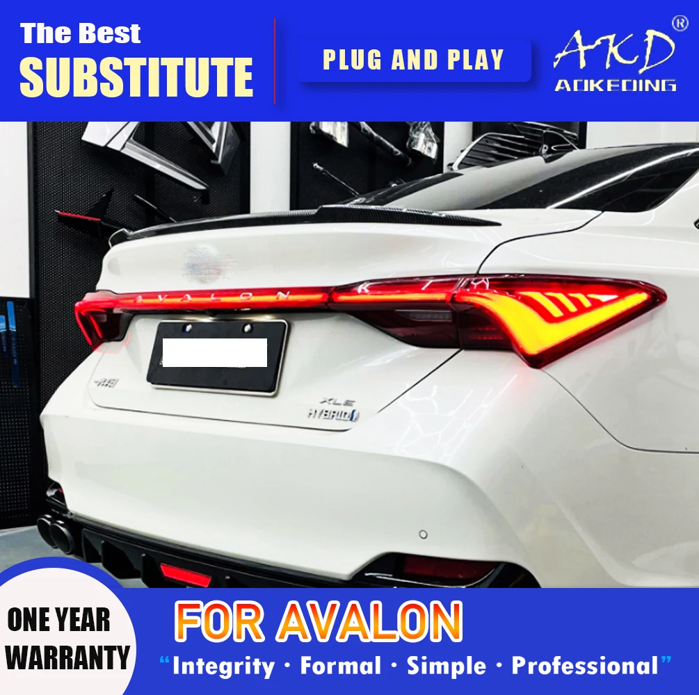 

AKD Tail Lamp for Toyota Avalon LED Tail Light 2018-2023 Avalon Rear Fog Brake Turn Signal Automotive Accessories