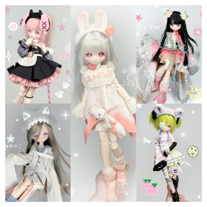 

Новая трендовая игрушка-подарок: Коллекционная кукла-фигурка BJD 8-дюймовая, серия «Милые призрачные истории», в закрытой упаковке, с эффектом прикосновения, для демонстрации, в виде куклы-перчатки