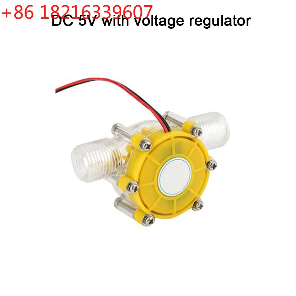 YAO DC 5V 12V 0-80V Micro Hydro Generator Turbine Flow Hydraulic Conversion Water Flow Generator Energy Conversion Energy Genera