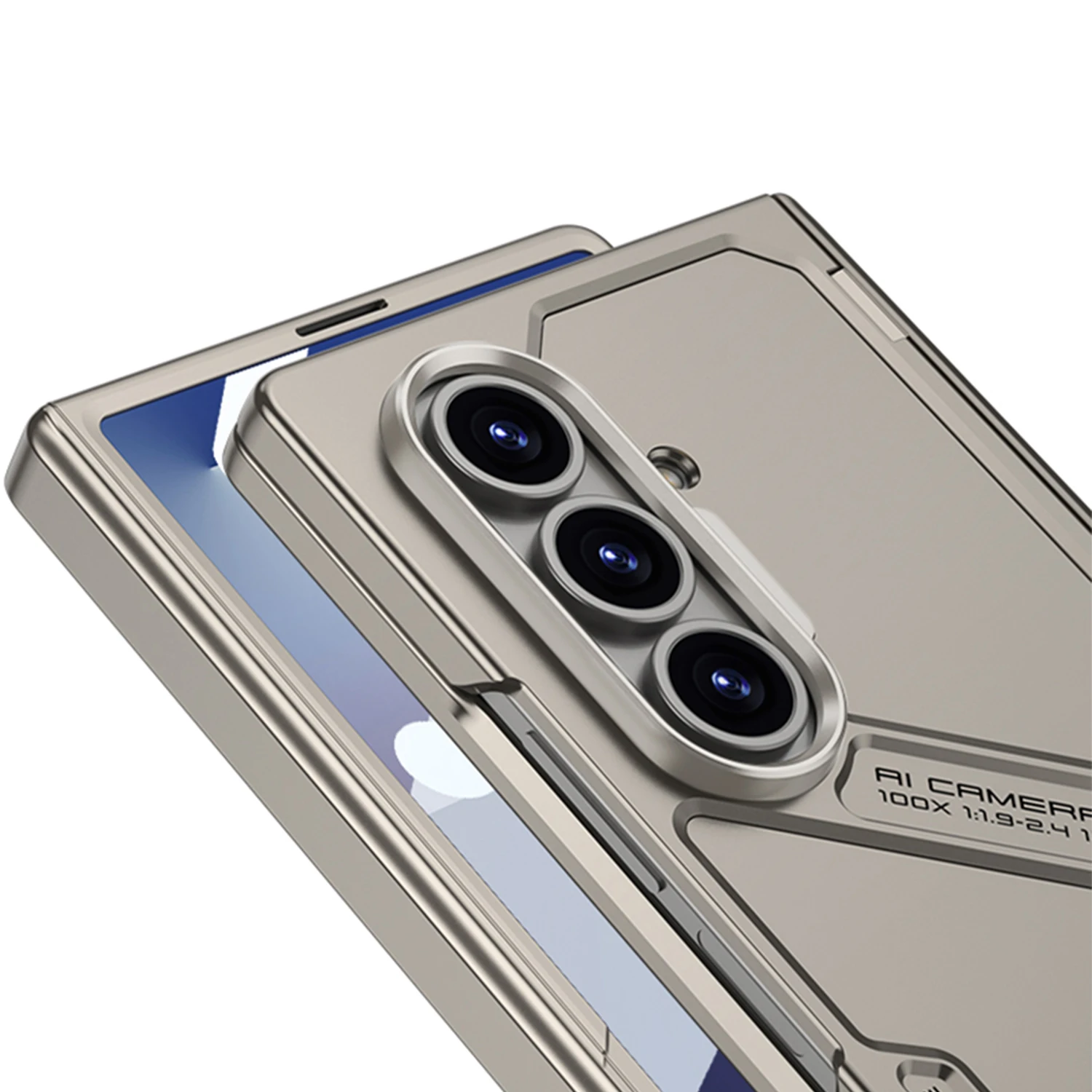 Etui ochronne z magnetycznym zawiasem 360 do Samsung Galaxy Z Fold 7 Armor Screen Protector Stand Slim Cover do etui Galaxy Z Fold7 — zdjęcie produktu 4