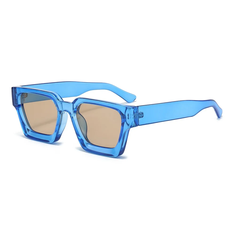 Platz Sonnenbrille Frauen Neue Mode Blau Punk Sonnenbrille Männer Vintage Grün Shades UV400 Weibliche Retro Brillen Gafas De Sol