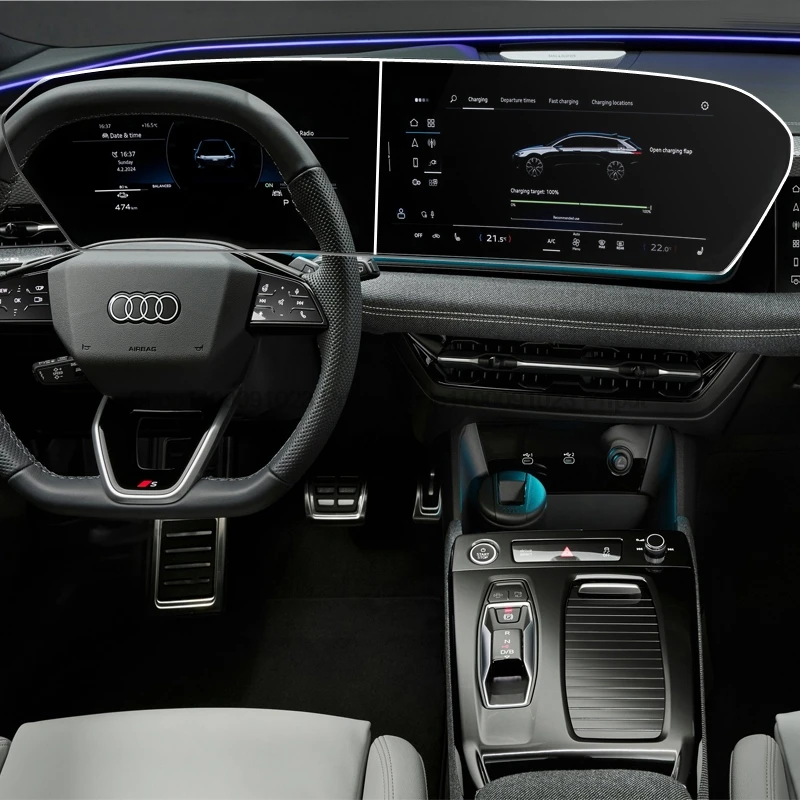 

Tempered glass For Audi A6 Sportback e-tron Avant e-tron 2025 2026 car LCD GPS Navigation Dashboard Protective film Accessories