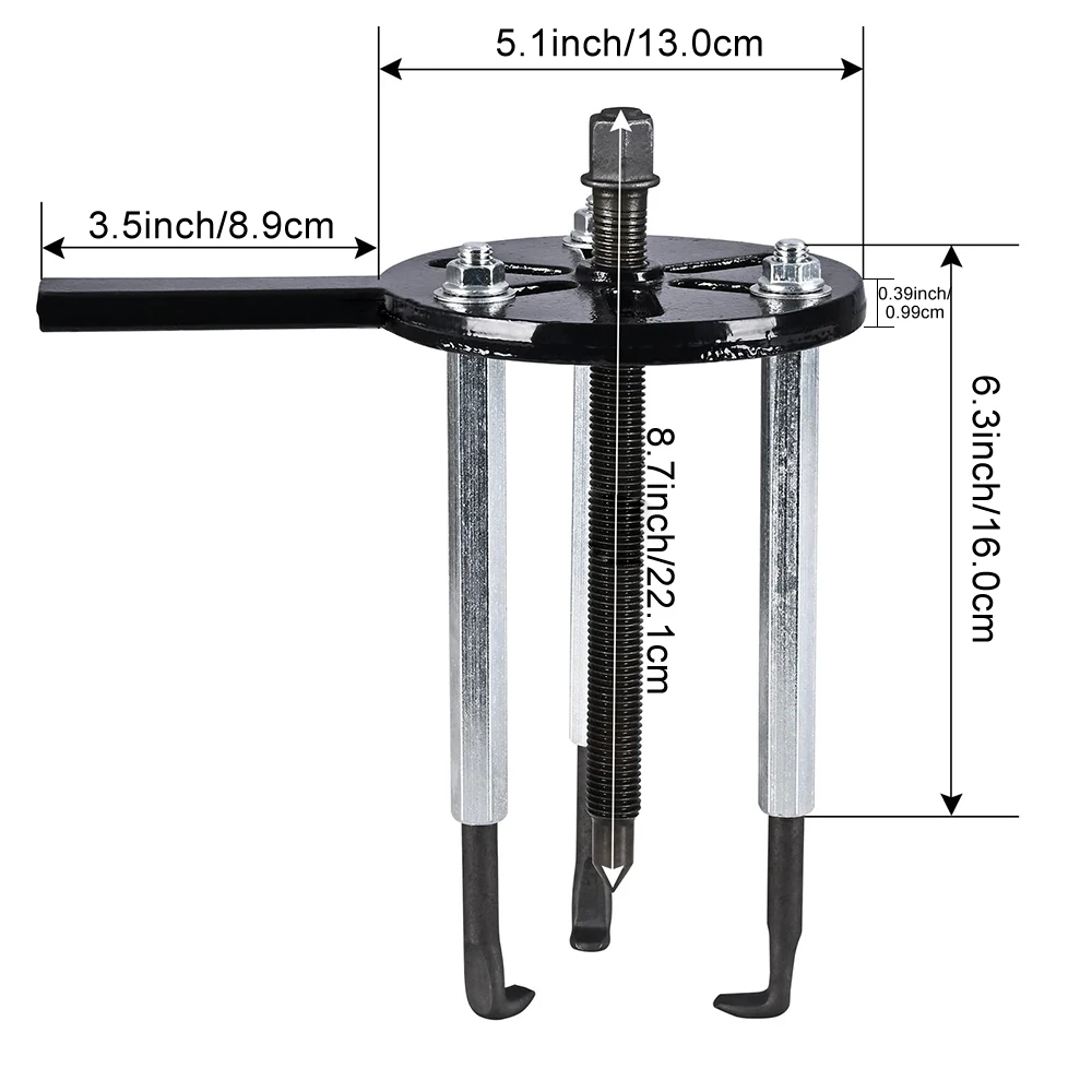Podofo 21 في 1 تحمل مجتذب مجموعة 3 الفك مجتذب تحمل أداة إزالة الصواميل تفكيك أداة إزالة الصواميل الداخلية