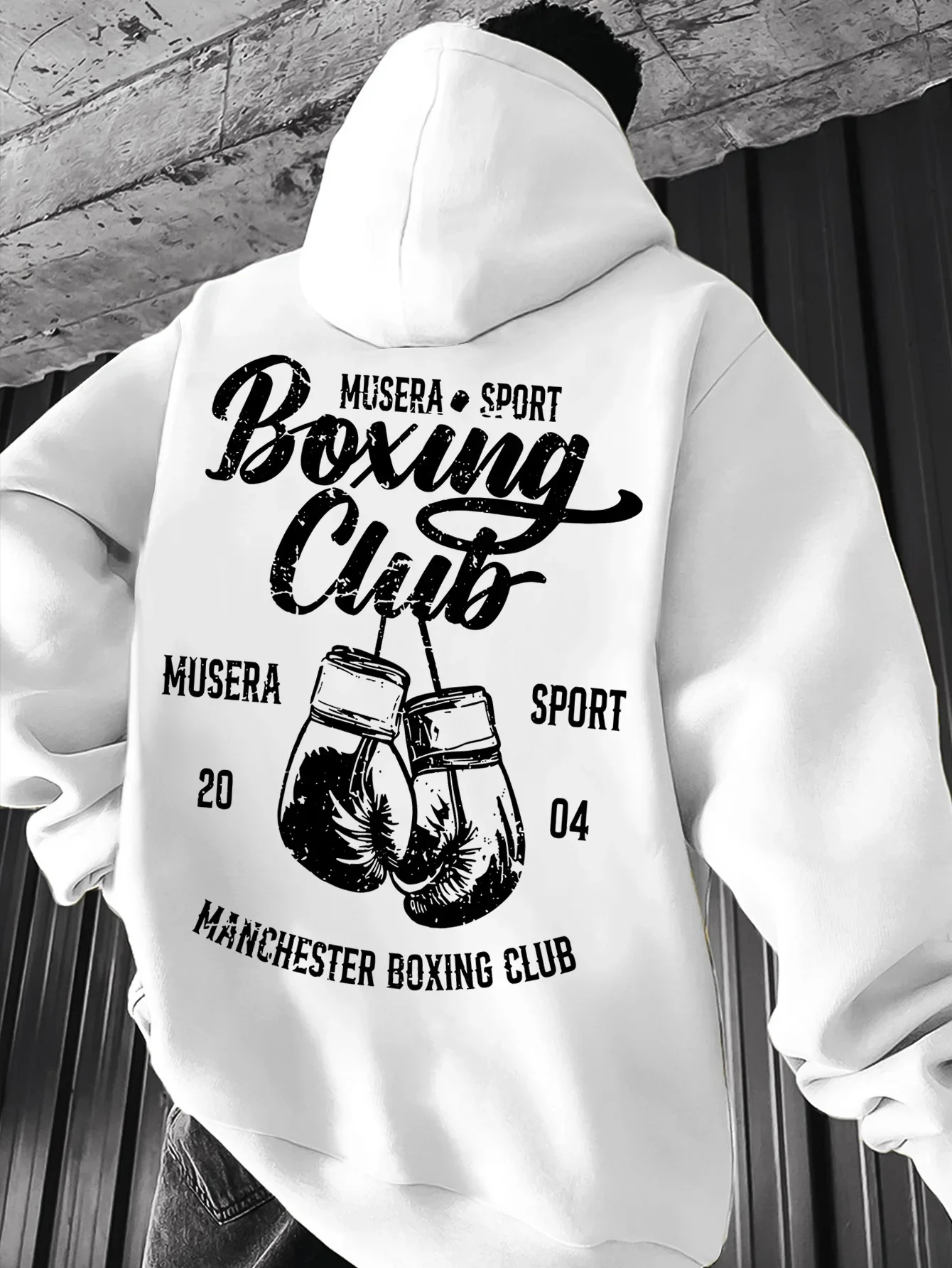 Moletom com capuz de boxe unissex, para boxeadores, lutas, academia, fitness, treino, clube, moletom esportivo oversized e moderno