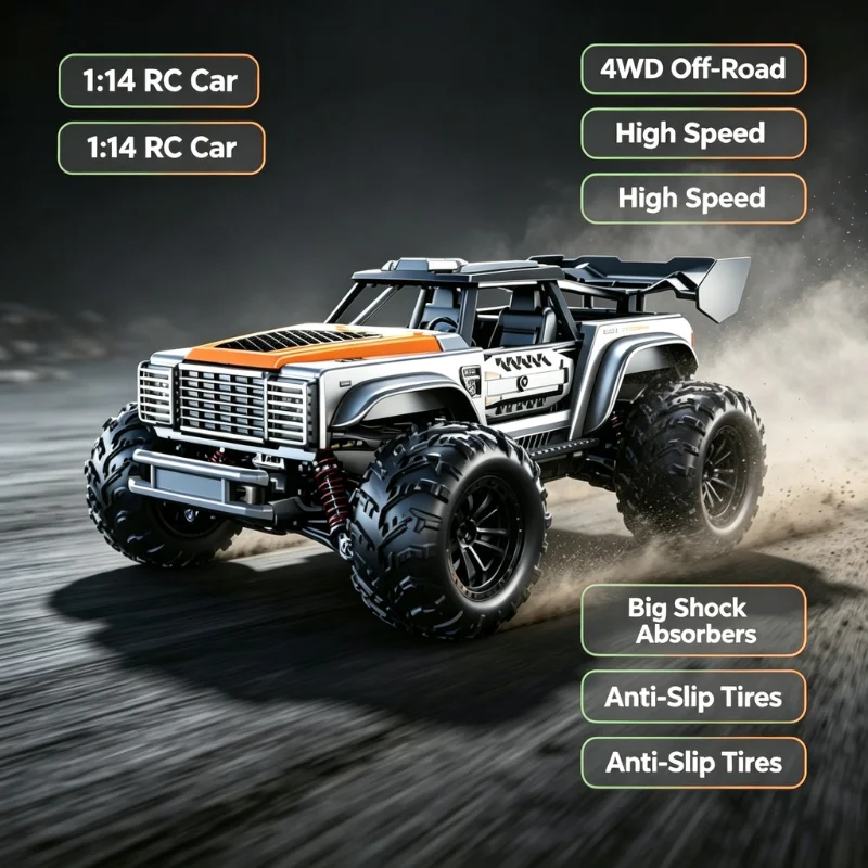 JJRC C8837 C8838 1/14 4WD 2.4G – Kids Toys Under 100 recenzja i cena