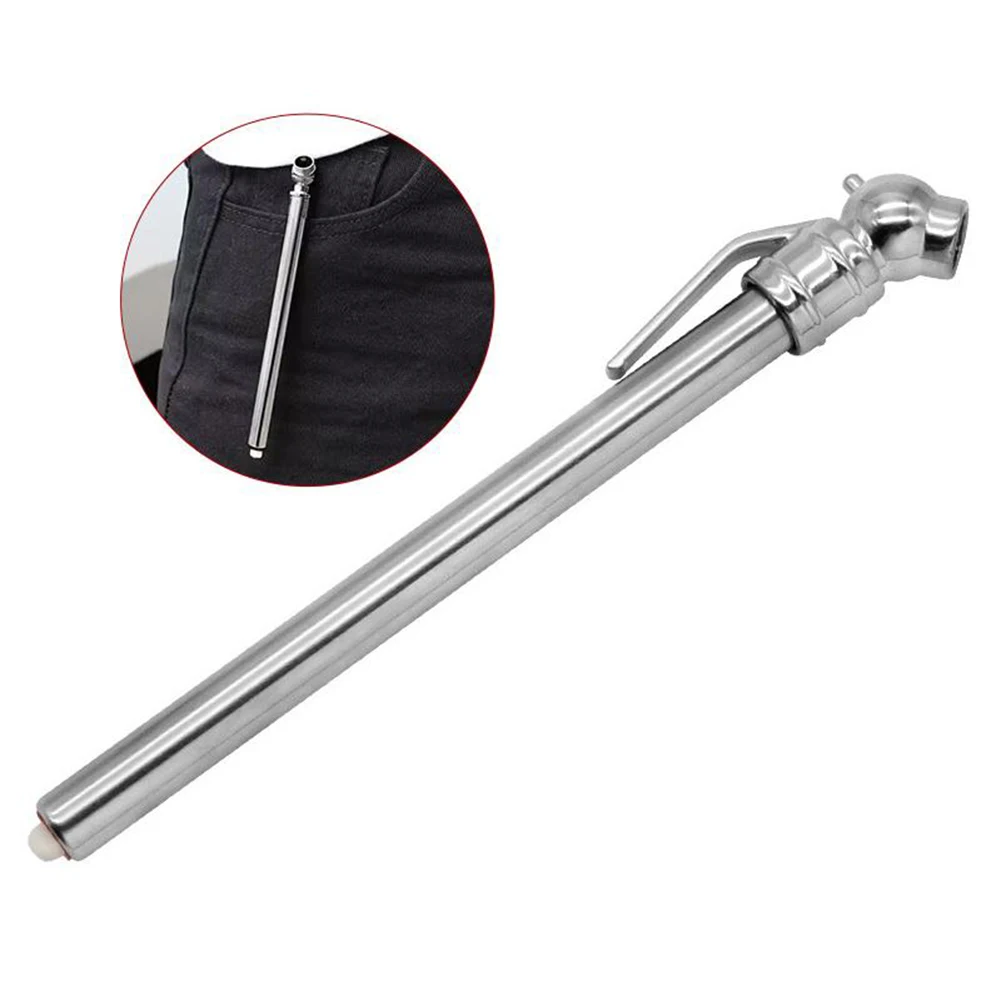 

Quick installation tire pressure gauge pen metal tire pressure tester portable and easy to carry for car tire pressure check