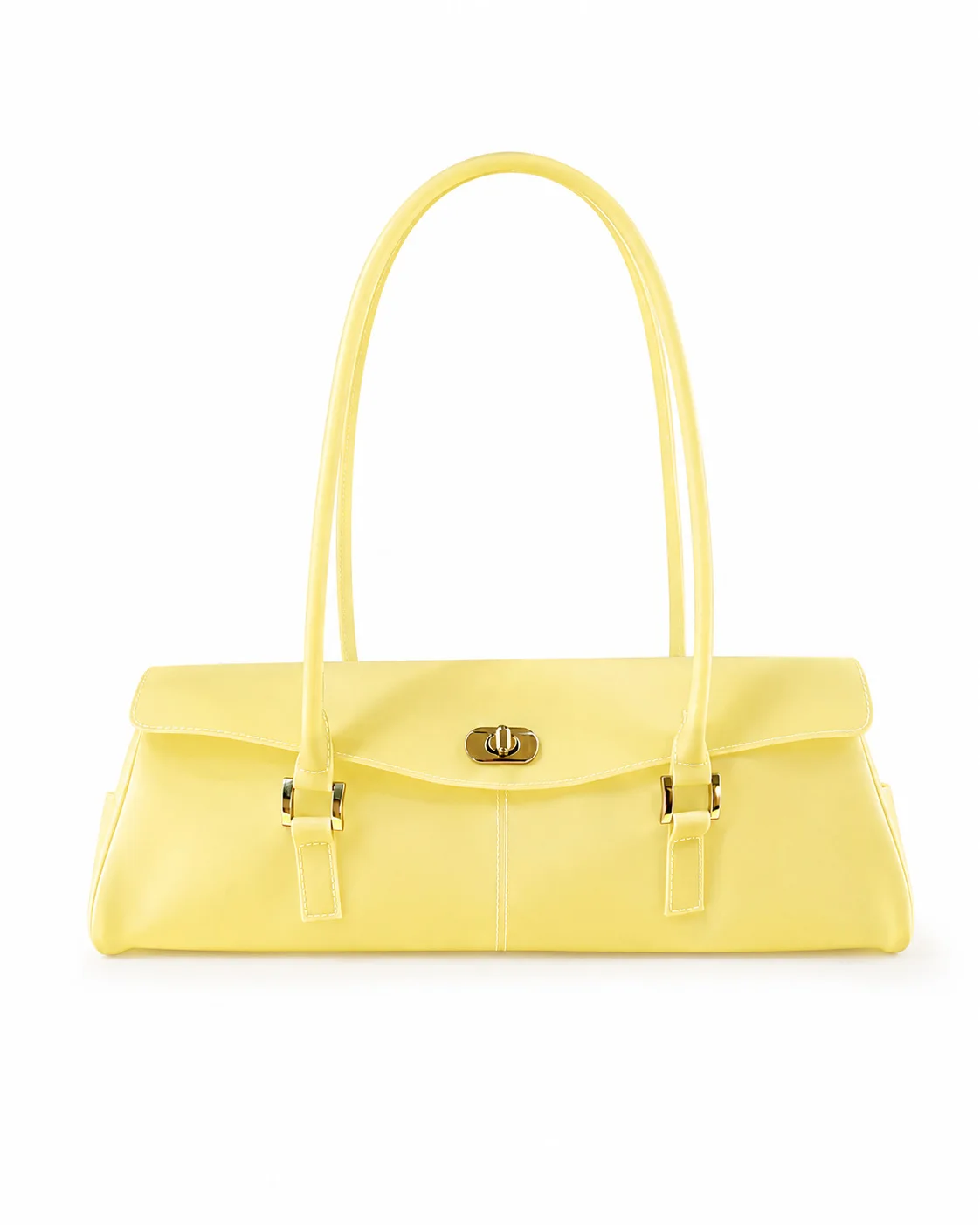 

hot New Korean Trendy Jelly Bags For Women,2026 Designer PVC Shoulder Bag Fashion Flap Lock Closure Long Type Underarm Bag