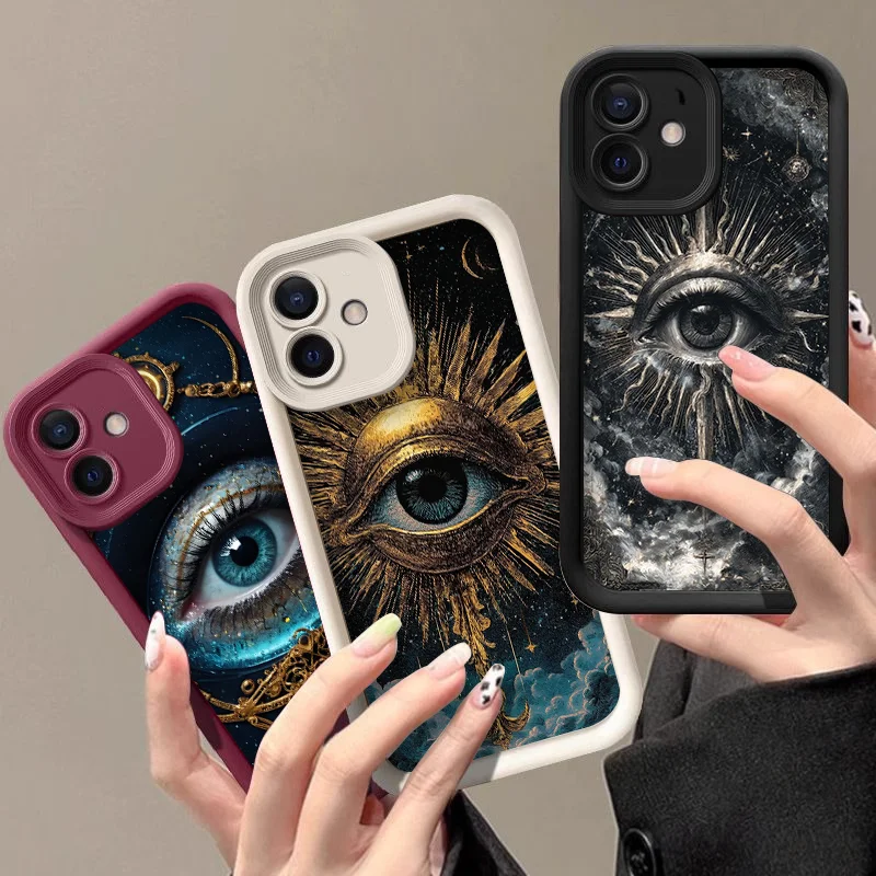 Креативный чехол для телефона с загадочным тотемом Devil Eye для Google Pixel 10 9 8 7 8A 7A Pro XL 9A 4G 5G Мягкая задняя крышка с защитой от падения