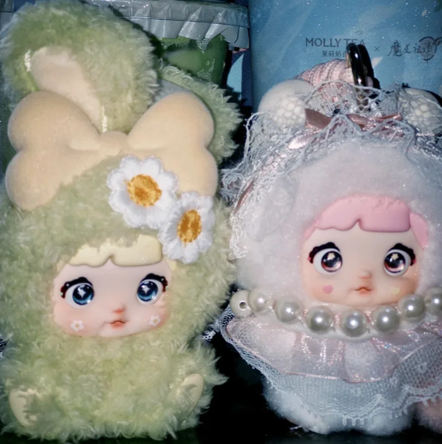 

Аутентичный клейкий рис Nommi, милый кролик, слепая коробка Mi Bao, плюшевая игрушка второго поколения, модная сумка, аксессуар, подарок для девочек