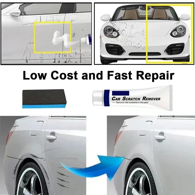 Removedor de arañazos de coche para automóviles, pintura corporal, cuidado de arañazos, pasta compuesta de pulido y pulido, Reparación de Pintura de coche