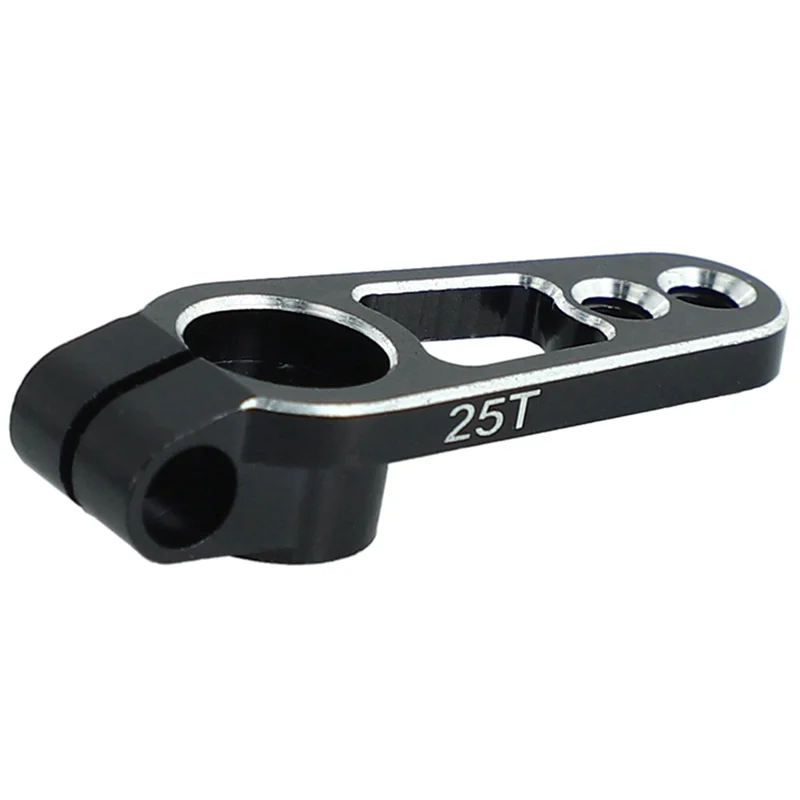10PCS Aluminium Legierung 31Mm 25T Lenkservo Arm Horn Für Futaba Sakura D4 1/10 RC Drift Auto Crawler teile, Schwarz