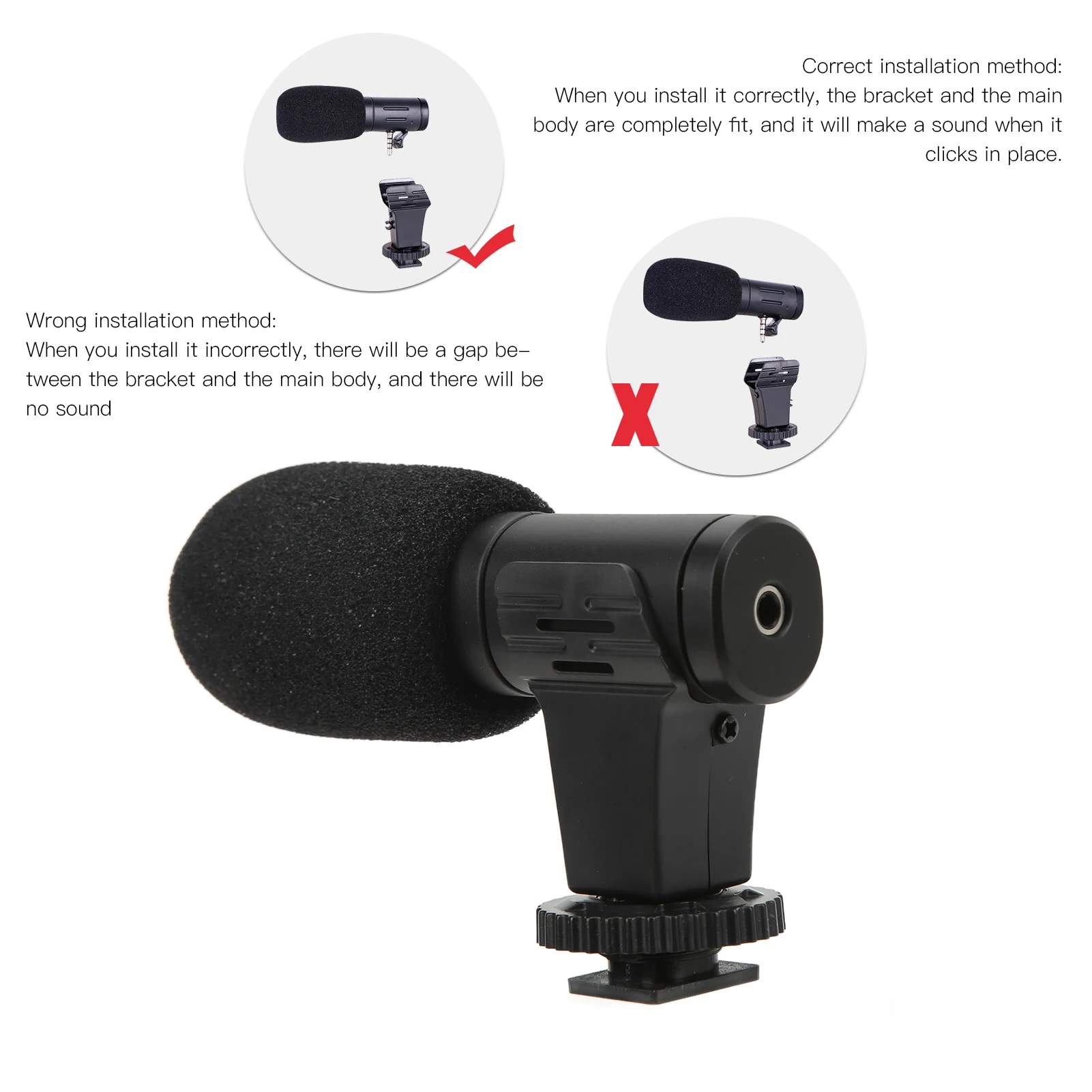 MIC 06 Microphone Mobile Phone Mini Microphone 3.5mm for Live Conference Video Vlog Microphone Mini Microphone for Mobile Phone