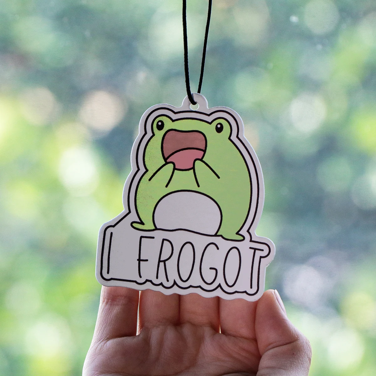 Frogs Fragrant Paper Auto Interiors Cock Quotations Car Fragrance Cabinet Bedroom Air Freshener Hangings Solid Perfume Gifts - Image 3