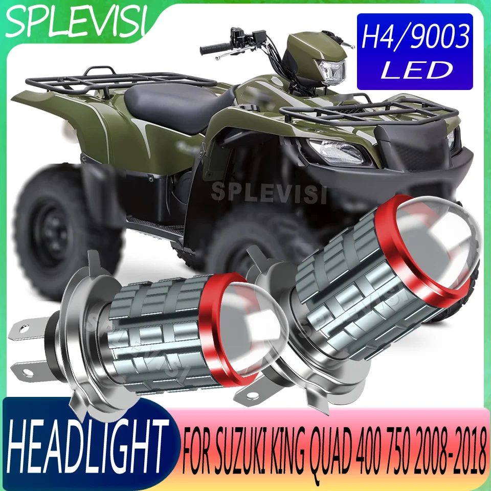 

Brighter More Economical h4/9003 Motorcycle Headlight For Suzuki King Quad 400 750 2008 2009 2010 2011 2012 2013 2014 2015-2018