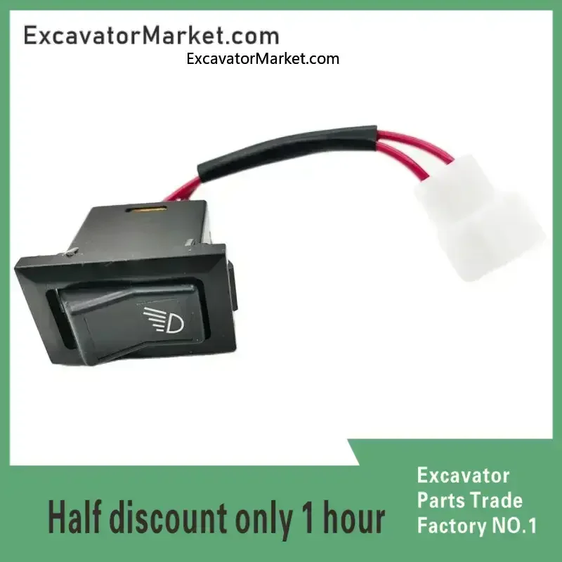 

Excavator Accessories For PC For EX For SK For Sy Universal Headlight Switch Buttons High Quality